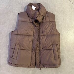 American Eagle brown vest